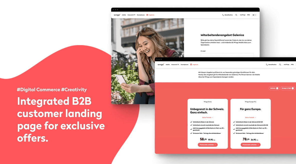 B2B Landing pages