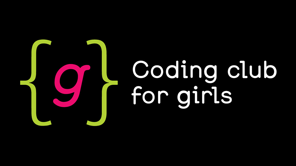 Logo Girls Coding Club.