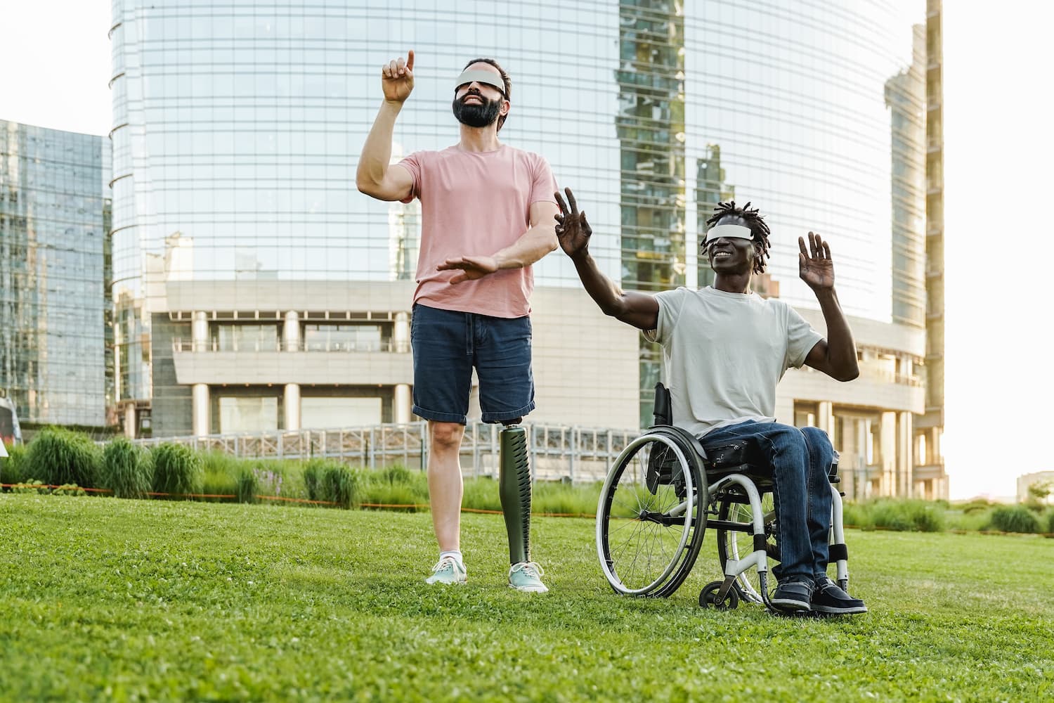 Pushing for accessibility media header